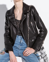 Victoria women's short leather jacket